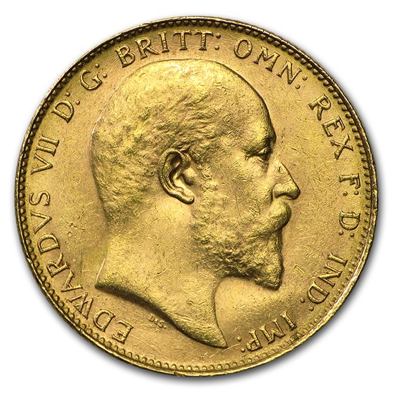 1902-1910-P Australia Gold Sovereign Edward VII AU 1902-1910-P Australia Gold Sovereign Edward VII AU
